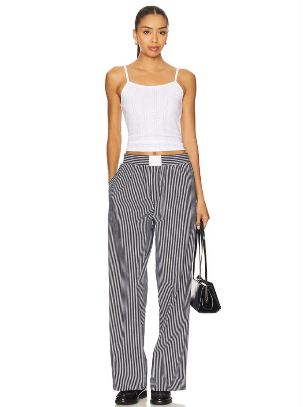Lioness Cobain Pants Onyx Stripe NWOT - Picture 2 of 12